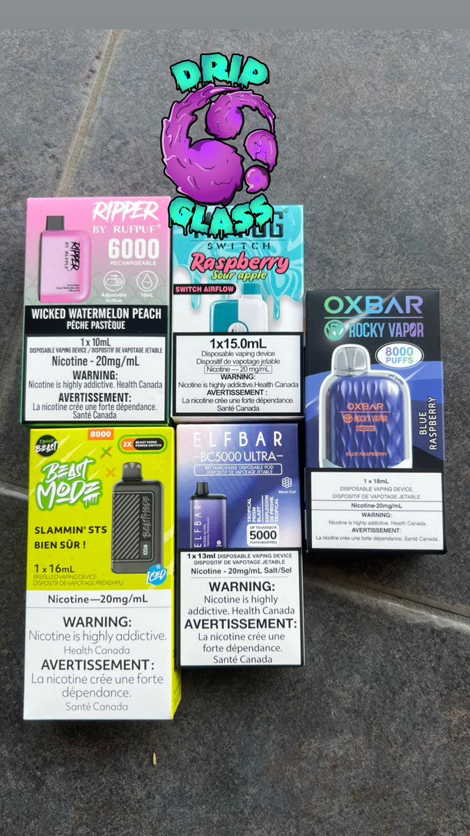Best Disposable Vapes in Canada Drip Glass
