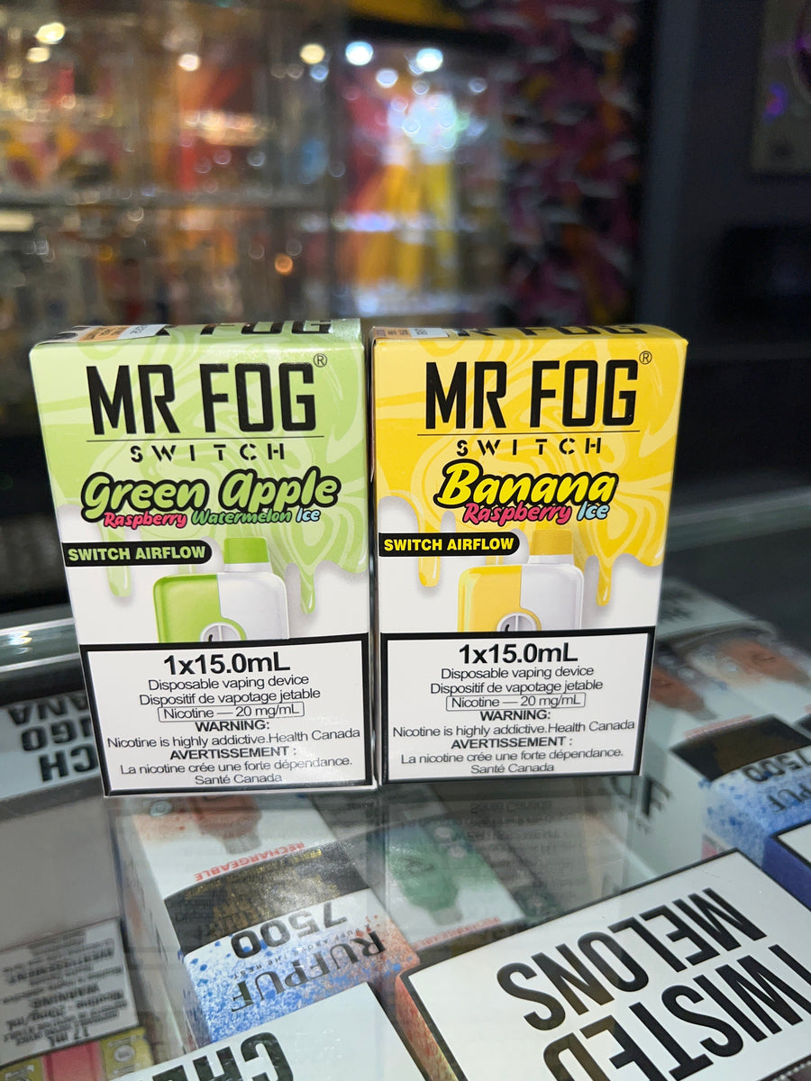 Mr.Fog Switch - Still the hottest Disposable vape in Canada  Drip Glass
