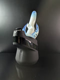 Blue / white replacement dry top / Glass for the Puffco Peak