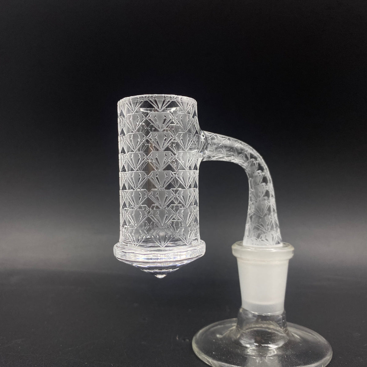 Buy Diamond Etched Quartz Banger Online Drip Glass