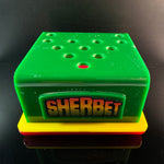 Sherbet glass pencil holder dabber
