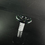 Puffco Peak 3DXL Crushed Opal Joystick Spinner Cap - Bradley Miller Glass