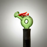 Puffco pivot mouthpiece sitting on a black puffco pivot canada 