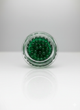 Jar full of emerald ruby pearls, for Puffco Canada including Puffco Pivot, Puffco Proxy and Puffco Peak