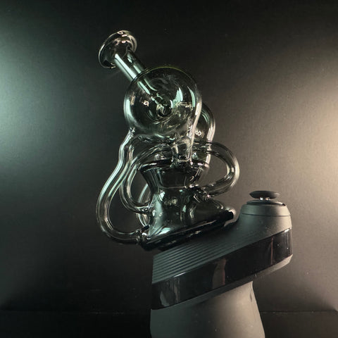 Black Puffco peak replacement glass recycler