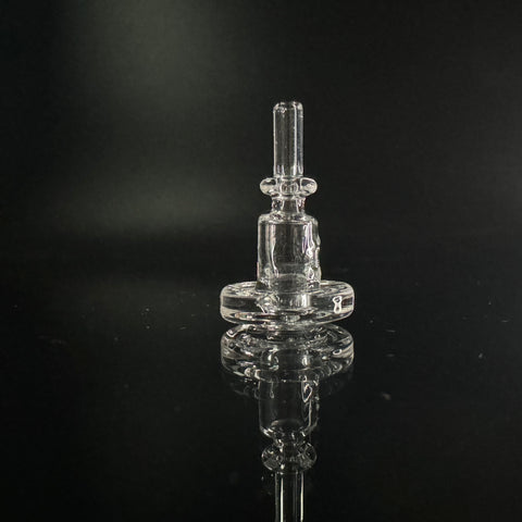 Puffco peak replacement clear glass cap for the puffco peak 3dxl atomizer / chamber 