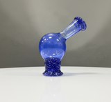 Blue puffco pivot glass mouthpiece