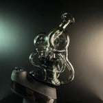 Puffco Peak recycler glass - Black / grey