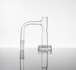 Terp slurper accessory on a neutral backround