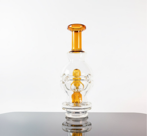 Puffco canada - Orange color egg shaped peak replacement glass