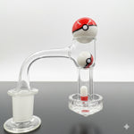 Diamond terp slurper on a neutral backround with a red pokemon pokeball terp slurper set