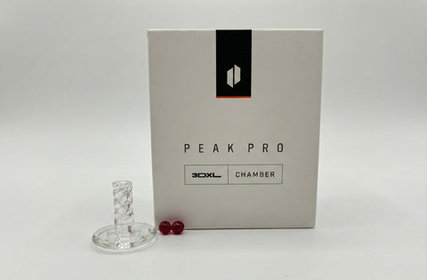 Puffco Peak 3DXl Chamber, Bradley Miller Spinner Cap + Pearls