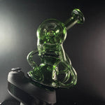 Green triple drain puffco peak recycler 