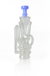 Blue / Clear recycler for the Puffco Peak
