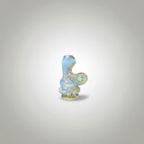 Magizle Glass Puffco Pivot Mouthpiece ( Color w/ Opal )