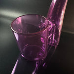 Pink / purple custom replacement glass for the puffco proxy - black backround 