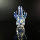 Puffco Pivot glass mouthpiece - blue on black backround