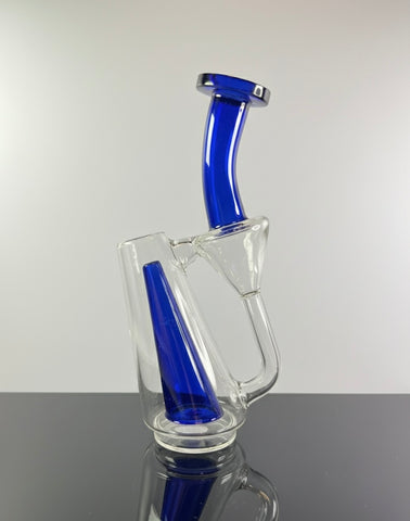 Blue puffco peak recycler 