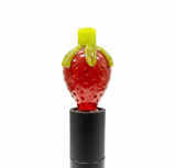 Airi Labs Puffco Pivot Glass Mouthpiece - Custom Strawberry