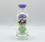 Purple / green mushroom pulsar glass puffco peak replacement glass