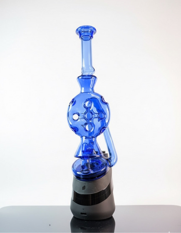 Puffco canada - Blue replacement glass with holes - Egg
