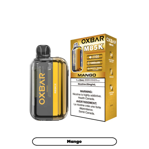 Oxbar Disposable vape alberta - 85k Puff a Flavour Mango