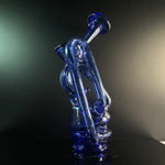 Puffco peak replacement glass - Blue recycler 