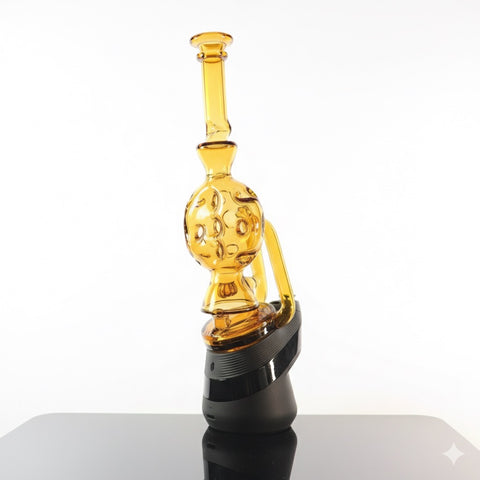 Puffco canada - Orange swiss holes puffco peak glass