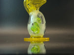 Green yoshi glass inside a BTGB Glass Recycler 