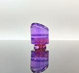 Purple glass puffco pivot mouthpiece canada - made by One trick Pony glass - featured on a white neutral backround