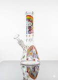Hello kitty bong canada - image of hello kitty and rainbow on glass 