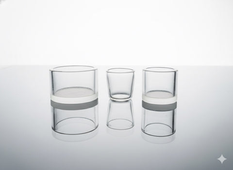 Quartz inserts for quartz bangers and puffco peak