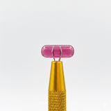 Small ruby pillar made for control tower or terp slurper on a white backround