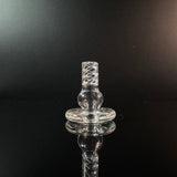 Puffco peak 3DXl cap - bradley miller clear spinner cap