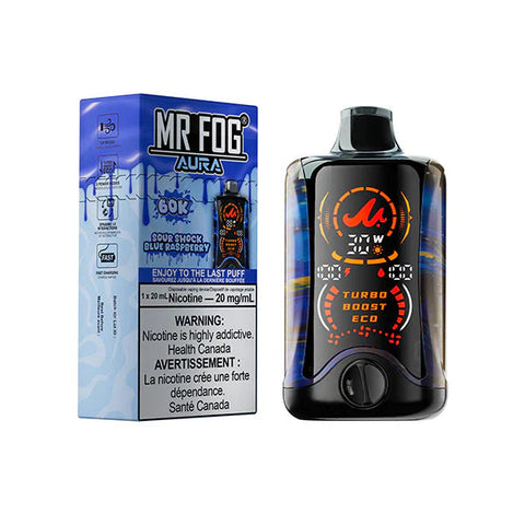 Mr.Fog Aura 60k Puff Disposable Vape (Alberta Excise) Drip Glass Mr.Fog Aura 60k Puff Disposable Vape (Alberta Excise) Drip Glass