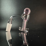 Terp Slurper with 2pce pink terp slurper set 