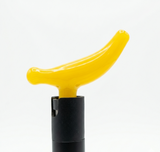 Airi Labs Puffco Pivot Glass Mouthpiece - Custom Banana
