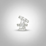 Slate Glass - Puffco Proxy Core Mouthpiece Clear