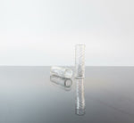 Two hollow etched pillars for terp slurpers or control towers