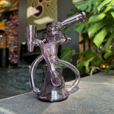 Mimzy purple heady glass recycler 