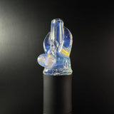 Opal color puffco pivot glass mouthpiece
