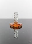 Orange puffco peak 3DXl spinner cap 