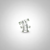 Slate Glass Puffco Pivot Mouthpiece - Clear
