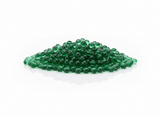 Pile of green emerald 3mm pearls for puffco canada: Puffco Proxy, Puffco Pivot, and puffco peak