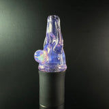 Purple puffco pivot glass mouthpiece