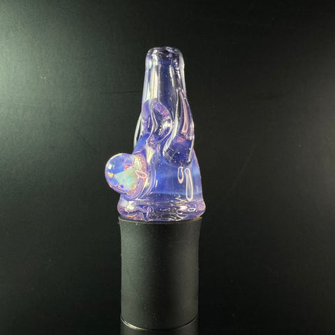 Purple puffco pivot glass mouthpiece