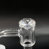 diamond clear cap drip glass