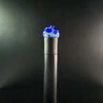 Blue egg shape glass mouthpiece for the puffco pivot canada 