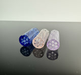 Glass filter tips canada - colour: blue, pink and purple