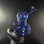 Blue recycler made for the Puffco Peak 